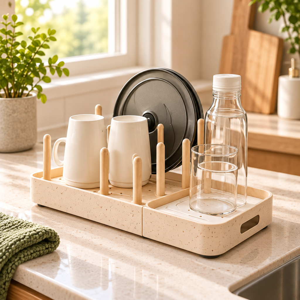 uuiuiou® SteamStone Countertop Drying Dock