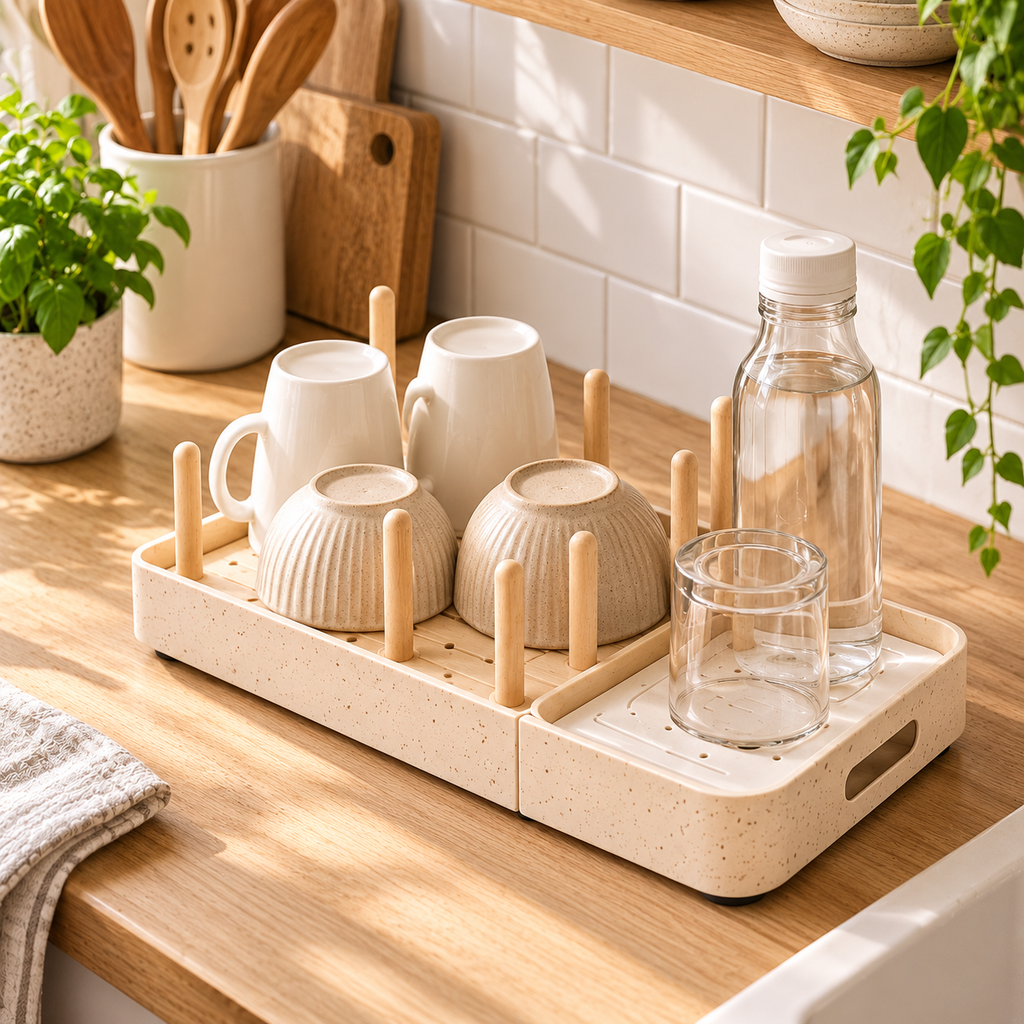 uuiuiou® SteamStone Countertop Drying Dock