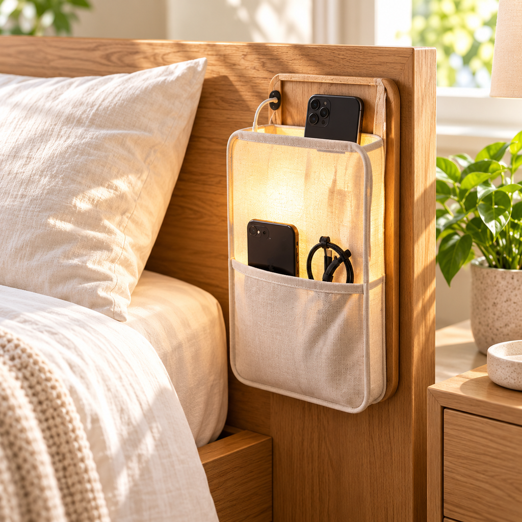 uuiuiou® GlowPocket Nightstand Light Pocket