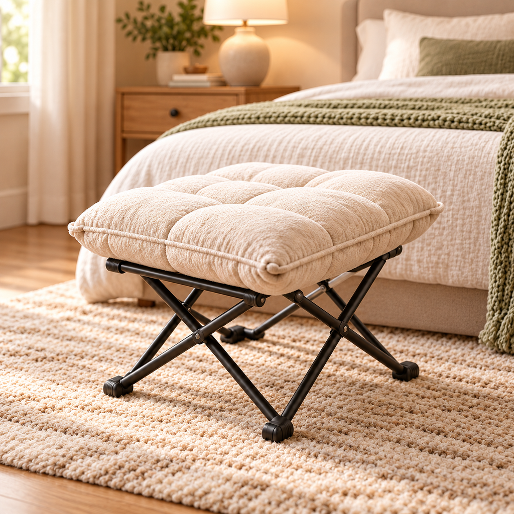 uuiuiou® SoftStep Foldaway Foot Rest