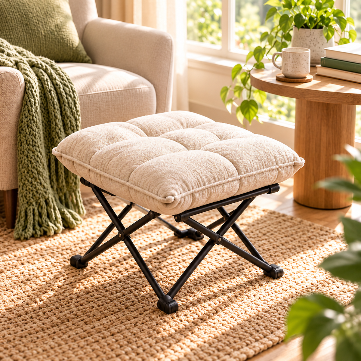 uuiuiou® SoftStep Foldaway Foot Rest