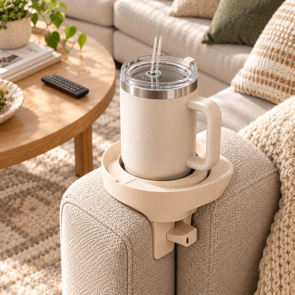 uuiuiou® PivotCup Rotating Sofa Cup Dock