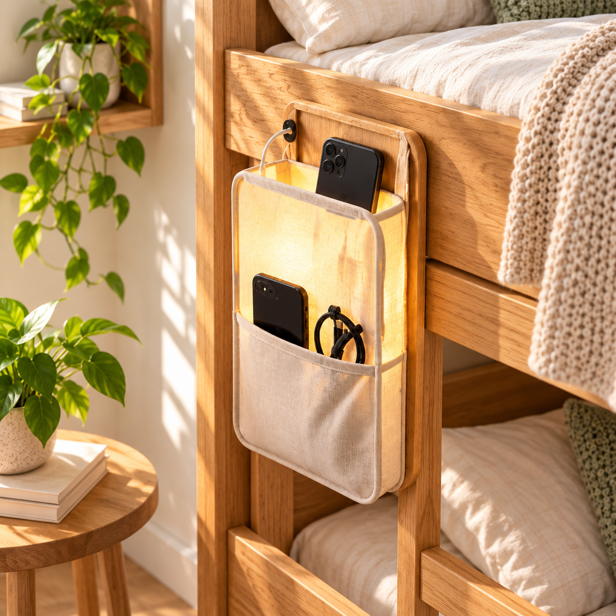 uuiuiou® GlowPocket Nightstand Light Pocket