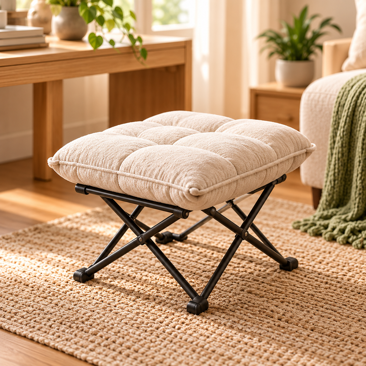 uuiuiou® SoftStep Foldaway Foot Rest